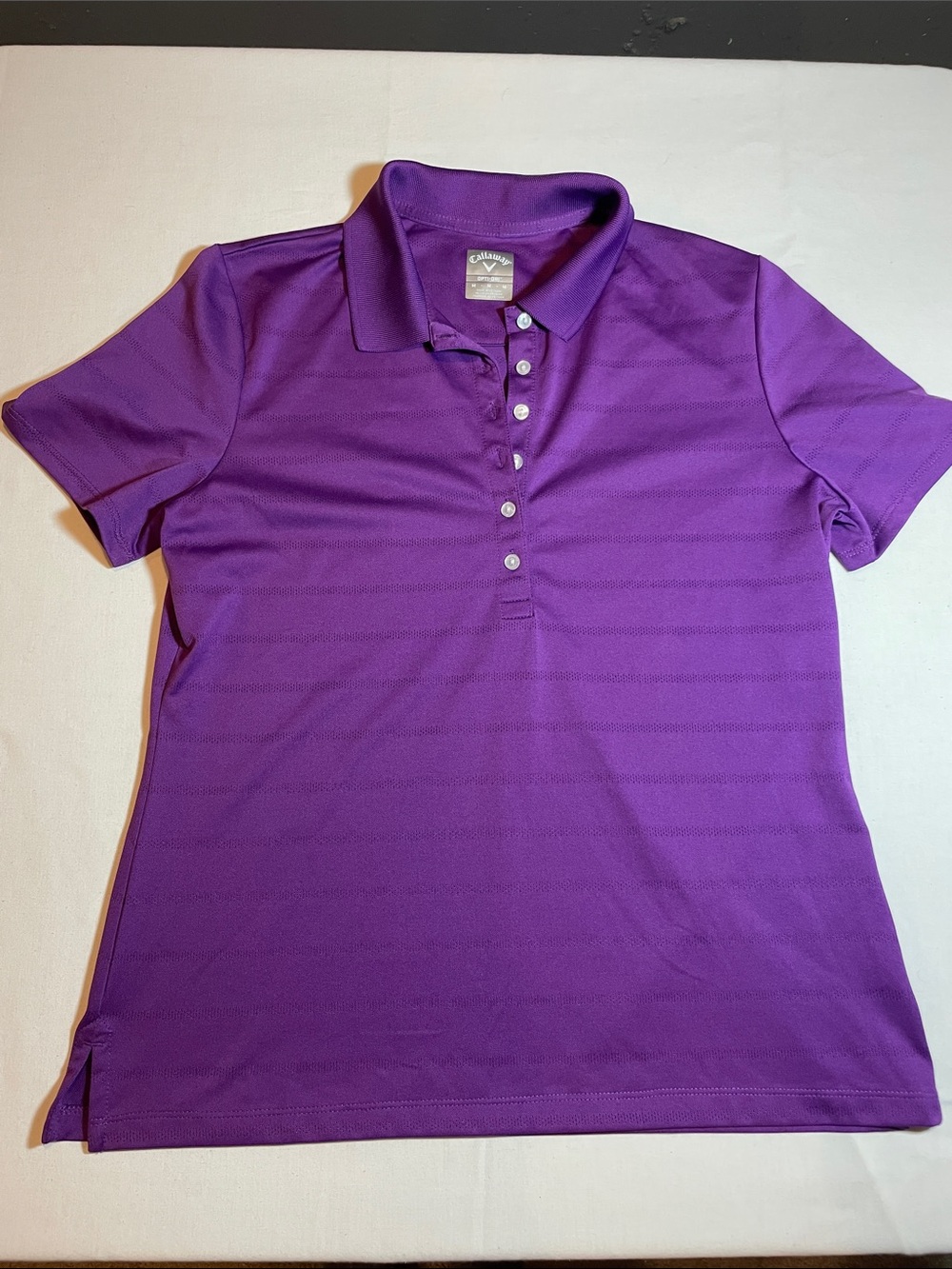 Callaway Women's Purple Short-Sleeve Polo